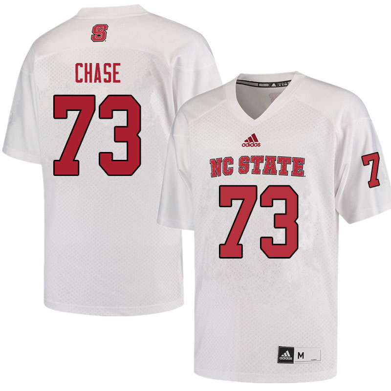 Men #73 Justin Chase NC State Wolfpack College Football Jerseys Sale-Red